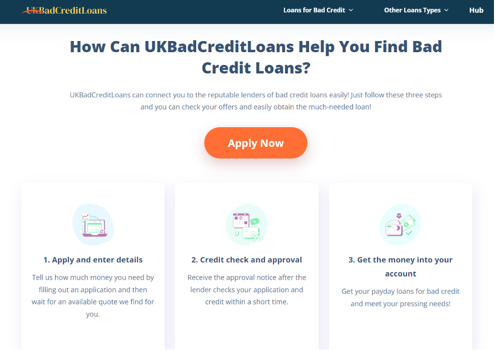 loans for bad credit in the UK
